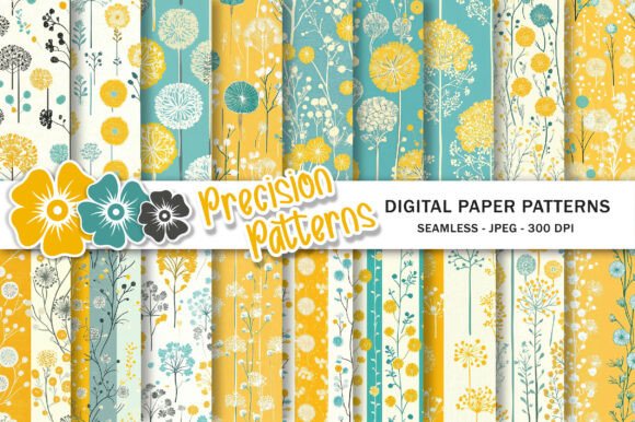 Download Dandelion Digital Scrapbook Paper Pack - Book Collection