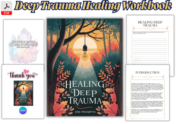 Download Healing Deep Trauma Workbook: 200 Prompt - Book Collection