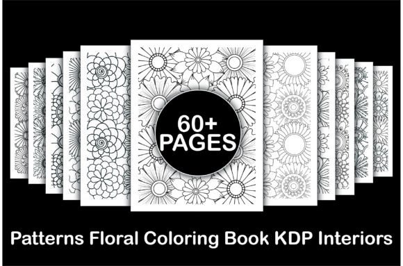 Download 60+ Patterns Floral Coloring Book KDP - Book Collection