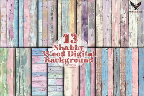 Download Shabby Wood Digital Background Clipart P - Background Collection