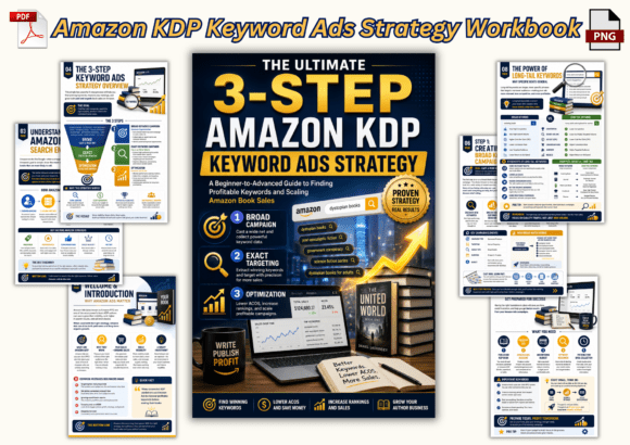 Download Amazon KDP Keyword Ads Strategy Workbook - Book Collection