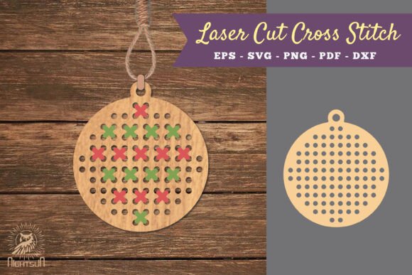 Download Circle Laser Cut Cross Stitch SVG - Cross stitch Collection