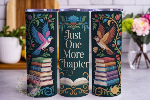Download Book Lover's Ornate Design 20oz Tumbler - Book Collection