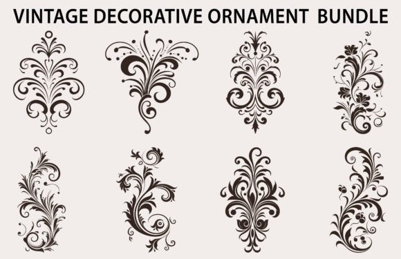 Download Vintage Typographic Design Element Set - Design element Collection
