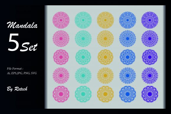 Download Mandala Ornamental Background Set - Background Collection