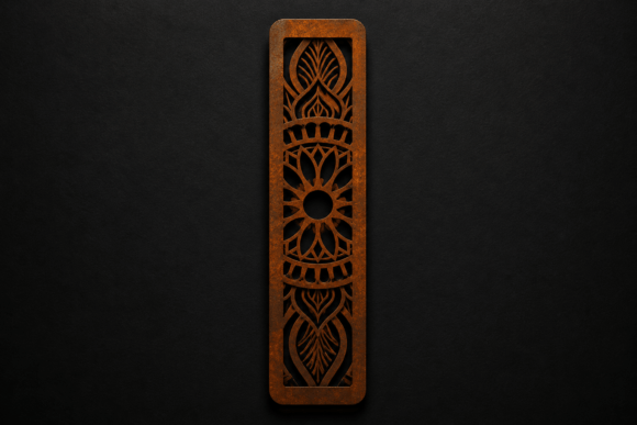 Download Lotus Mandala Bookmark SVG - Book Collection