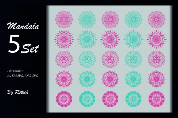 Download Mandala Ornamental Background Set - Background Collection