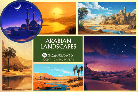 Download Arabian Landscapes - Backgrounds - Background Collection