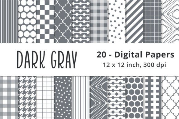 Download Seamless Dark Gray Scrapbook Paper - Book Collection